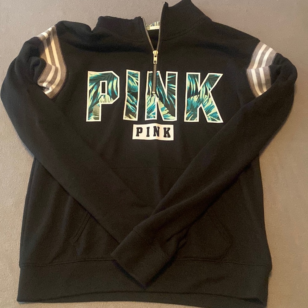 Victoria’s Secret womens XS PINK brand quarter zip.